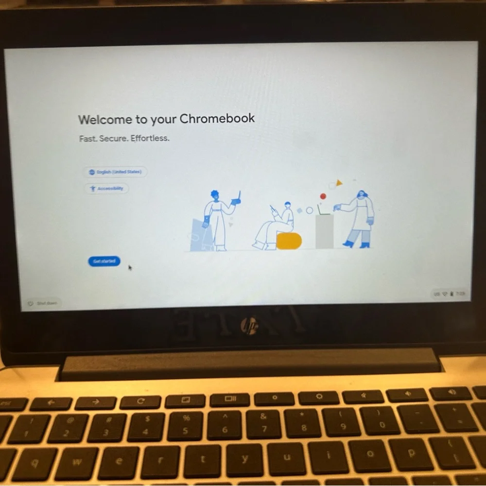 HP chromebook - model 11 v032nr - As Is